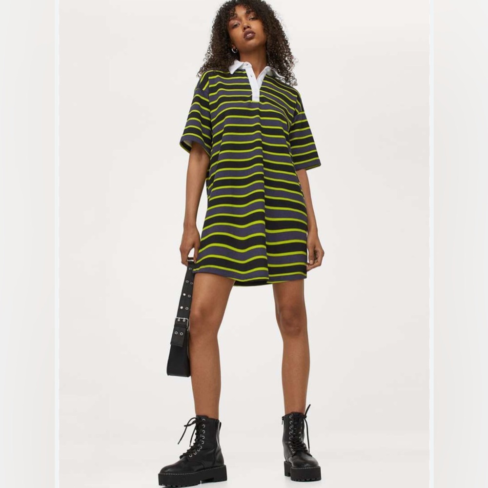 Oversized H&M rugby dress